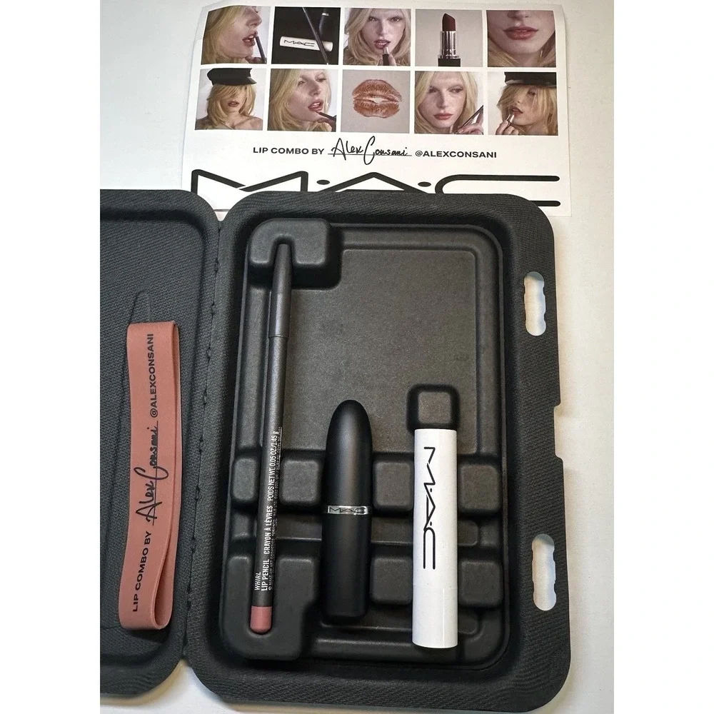 NIB Limited Edition MAC Cosmetics Lip Combo By Alex Consani (2025)